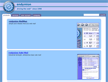 Tablet Screenshot of endymion.com